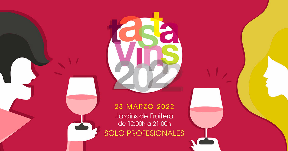 Cartel de Tastavins, una feria de vinos en Ibiza